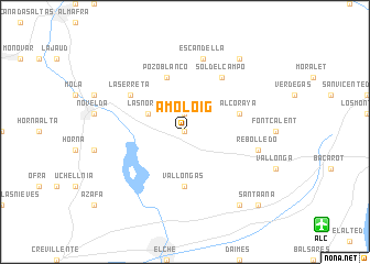 map of Amoloig
