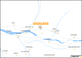 map of Amondara