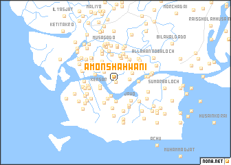 map of Amon Shahwāni