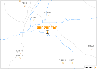 map of Āmora Gedel