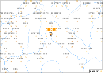 map of Amora