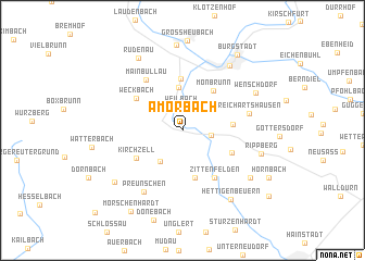 map of Amorbach