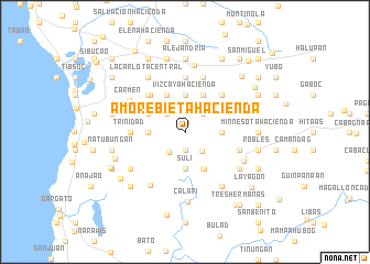 map of Amorebieta Hacienda