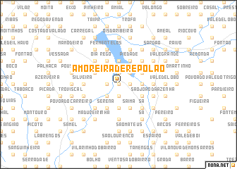 map of Amoreira de Repolão