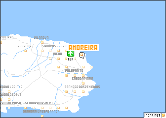 map of Amoreira