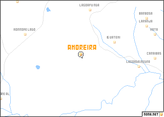 map of Amoreira