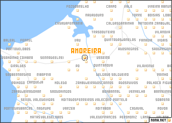 map of Amoreira