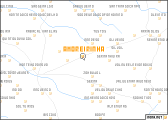 map of Amoreirinha