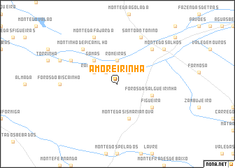 map of Amoreirinha