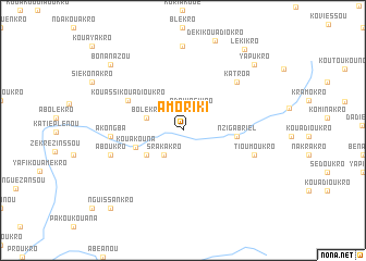 map of Amoriki