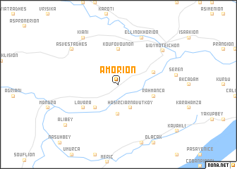 map of Amórion