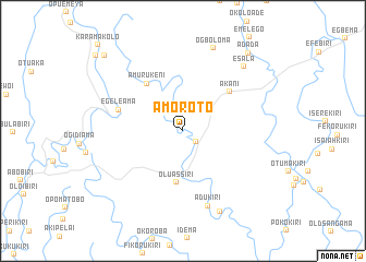 map of Amoroto