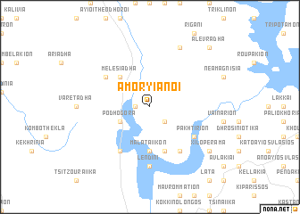 map of Amoryianoí