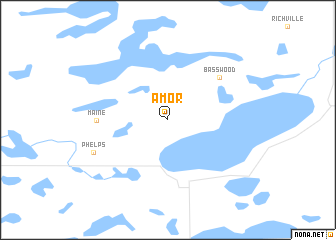 map of Amor