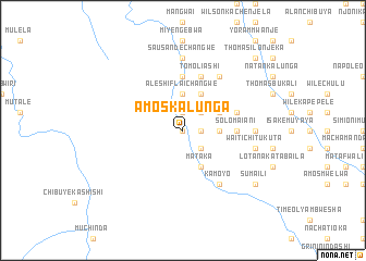 map of Amos Kalunga