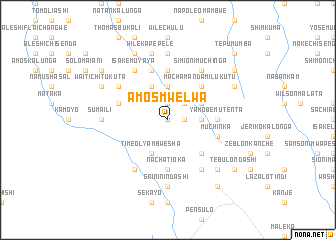 map of Amos Mwelwa