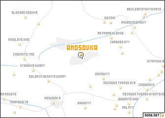 map of Amosovka