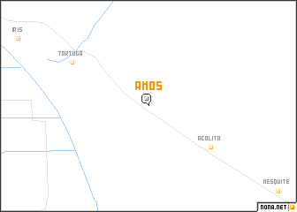 map of Amos