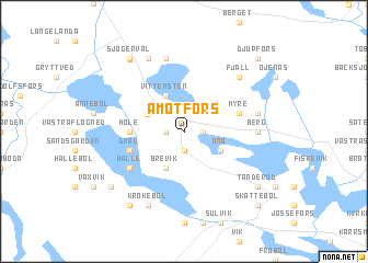 map of Åmotfors