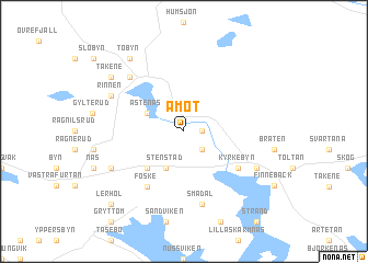 map of Åmot