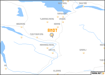 map of Åmot