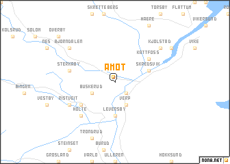 map of Åmot