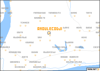 map of Amoulecodji