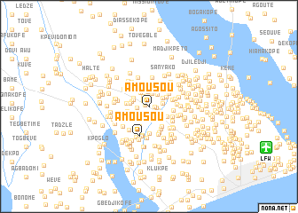 map of Amousou