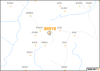 map of Amoya