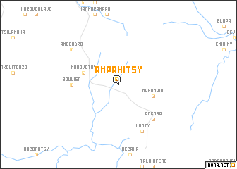 map of Ampahitsy