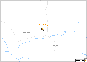 map of Ampah