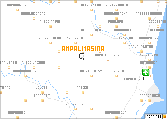 map of Ampalimasina