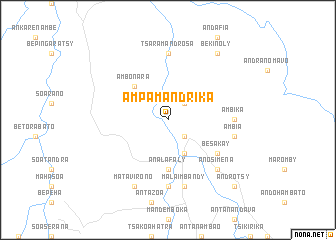 map of Ampamandrika