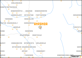 map of Ampamoa