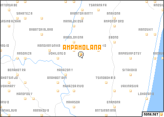 map of Ampamolana