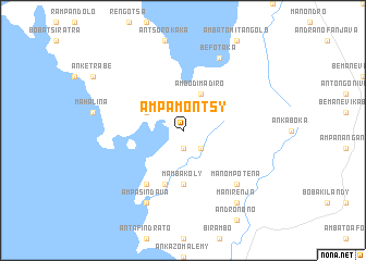 map of Ampamontsy