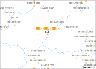 map of Ampamoriana