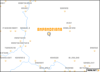 map of Ampamoriana