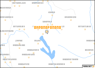 map of Ampanafanana