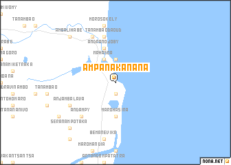 map of Ampana Kanana