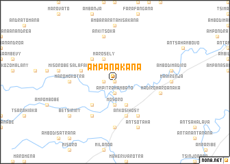 map of Ampanakana