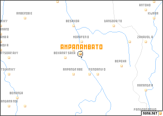 map of Ampanambato