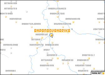 map of Ampanaovamarika