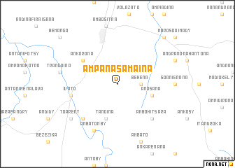 map of Ampanasamaina