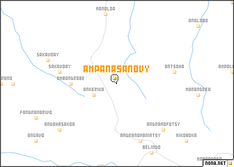 map of Ampanasanovy