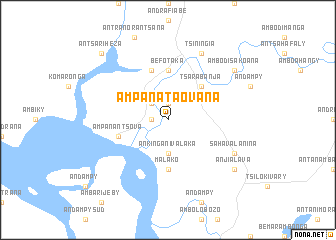 map of Ampanataovana