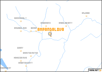 map of Ampandalova