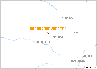 map of Ampandra Avaratra