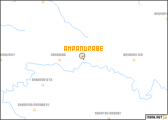 map of Ampandrabe