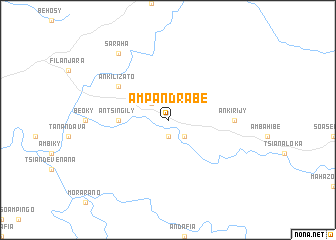 map of Ampandrabe